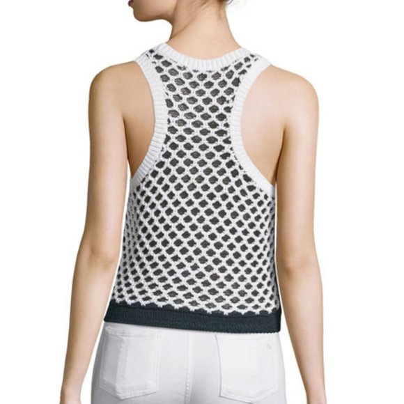 rag & bone/JEAN Taryn Crocheted Colorblock Tank - Picture 5 of 9